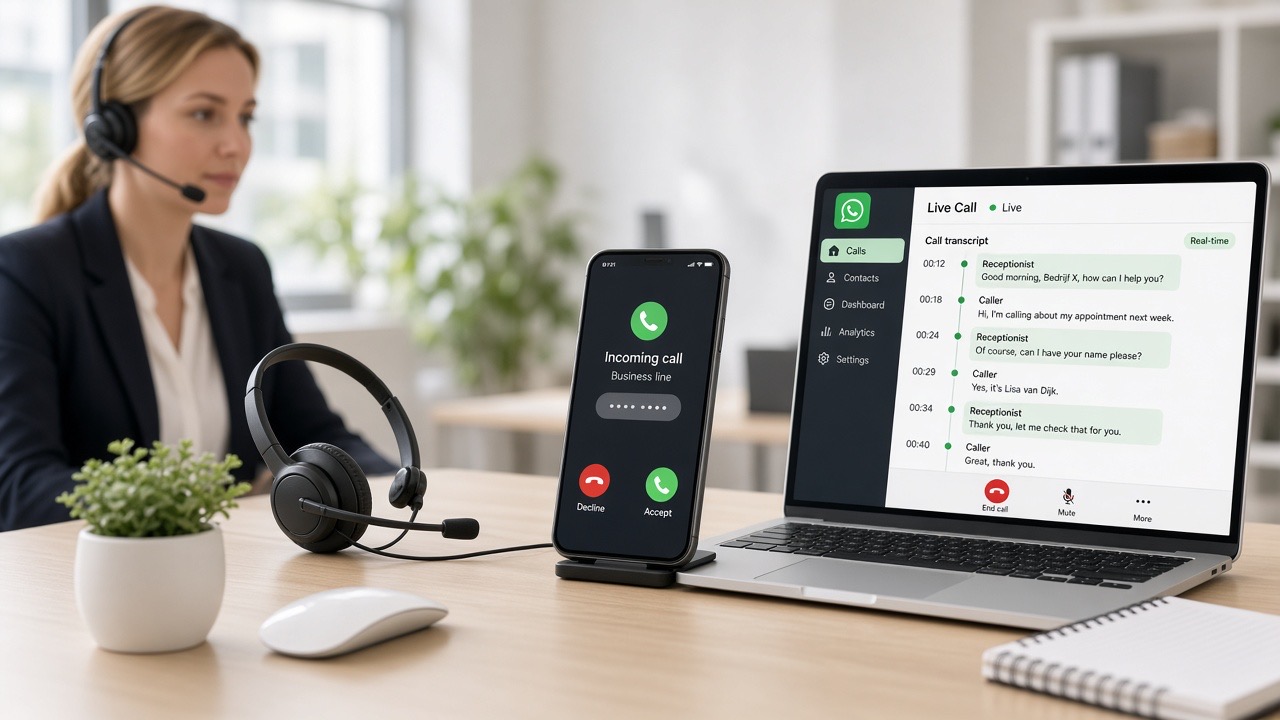 Telefoon naast de inbox